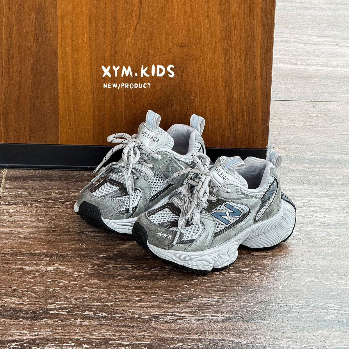 Children's Fashion Trend Word Double Single Mesh Boys Children's Sports Shoes