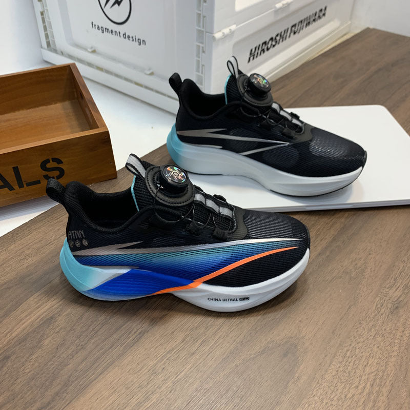 Children's Lightweight Comfortable Medium Big Rotating Buckle Children's Sports Shoes