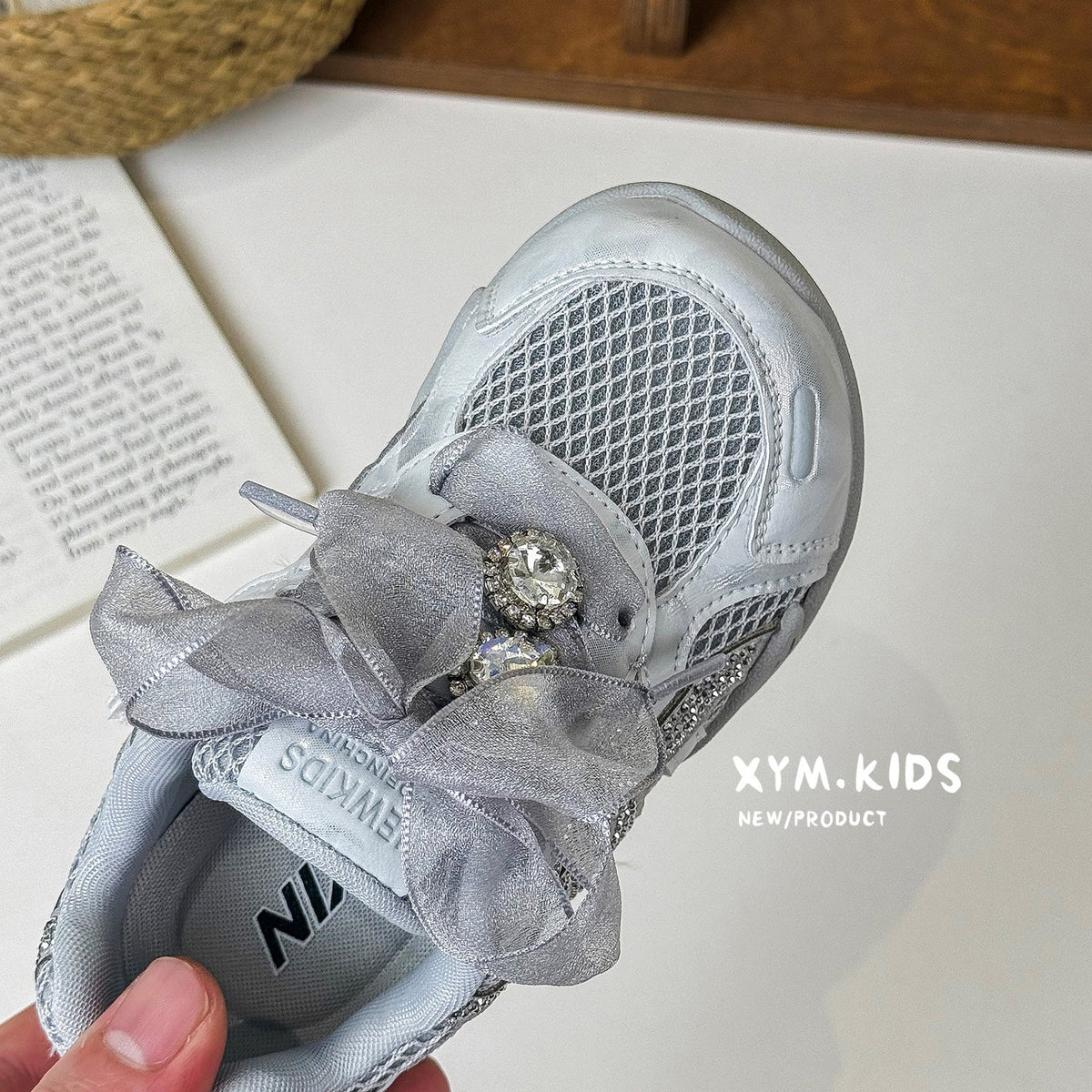 Children's Summer Korean Fashion Princess Style Mesh Children's Sports Shoes