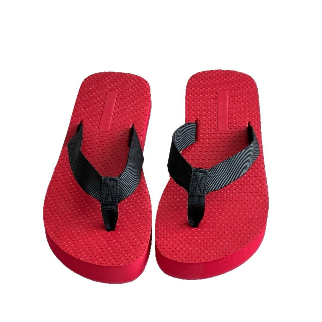 Classy Beautiful Women's Thick-soled Beach Fashion Slippers