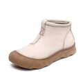 Ankle Female Lady Single Comfortable Genuine Soft Bottom Boots