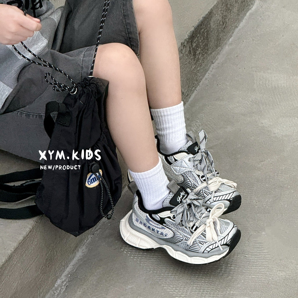 Children's Trend Double Boys Running Single Mesh Sneakers