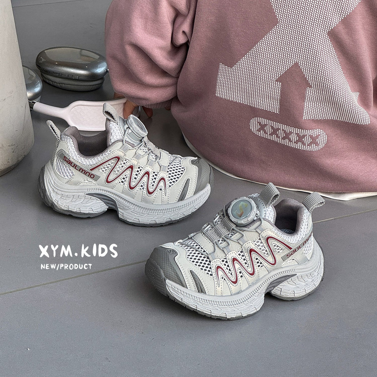 Children's Buckle Summer Net Fashion Single Mesh Outdoor Children's Sports Shoes