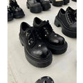 Charming Classic Women's Wilderness Derby Thick-soled Women's Board Shoes