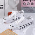 Breathable Versatile Basic Classic Trendy Solid Women's Canvas Shoes