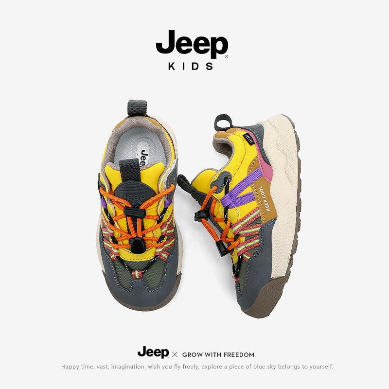 Children's Jeep Autumn Lightweight Soft Bottom Outdoor Children's Sports Shoes