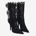 Beautiful Retro Fashion Lace Translucent Ankle Boots