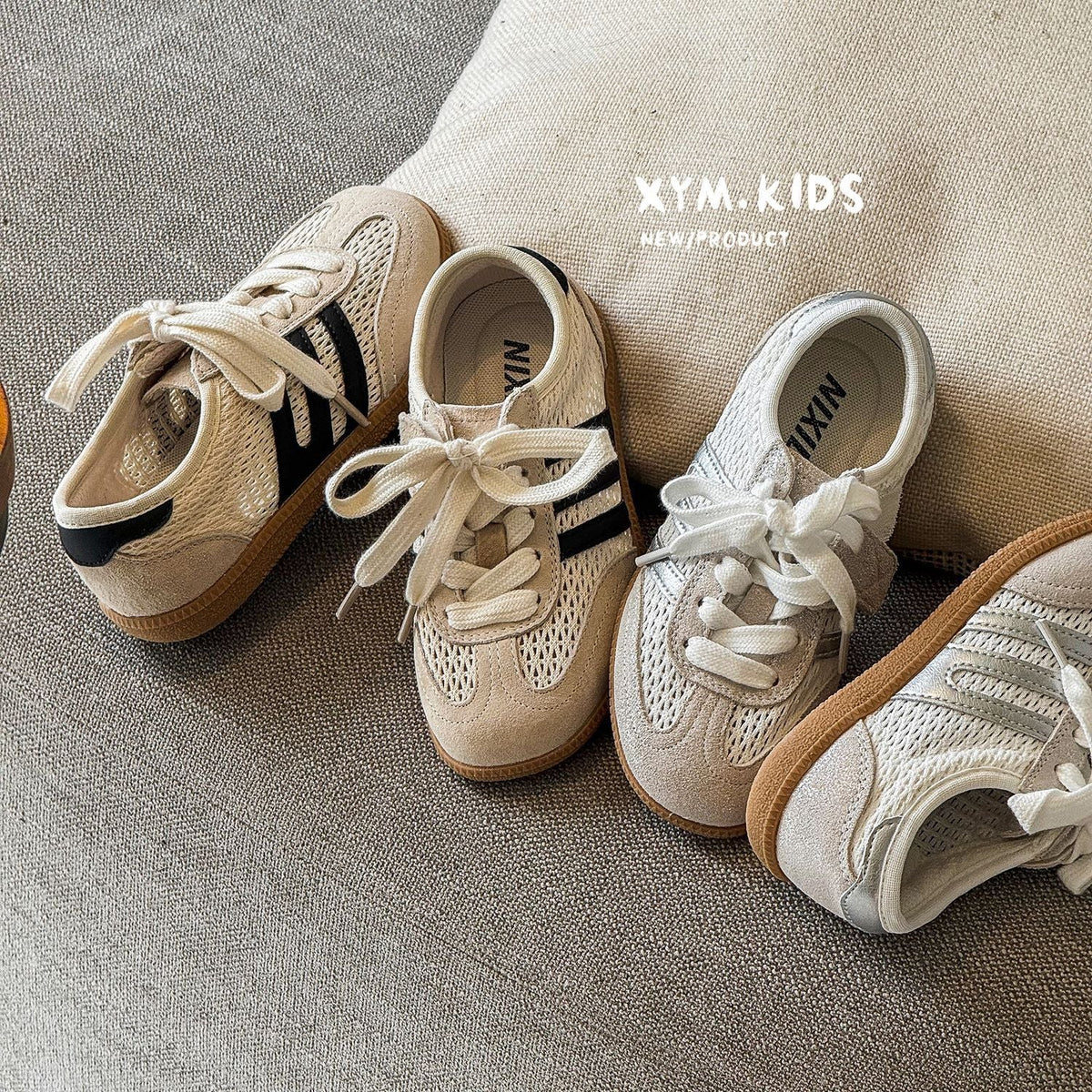 Children's Summer German Training Fashionable Single Mesh Breathable Boys Medium Casual Shoes