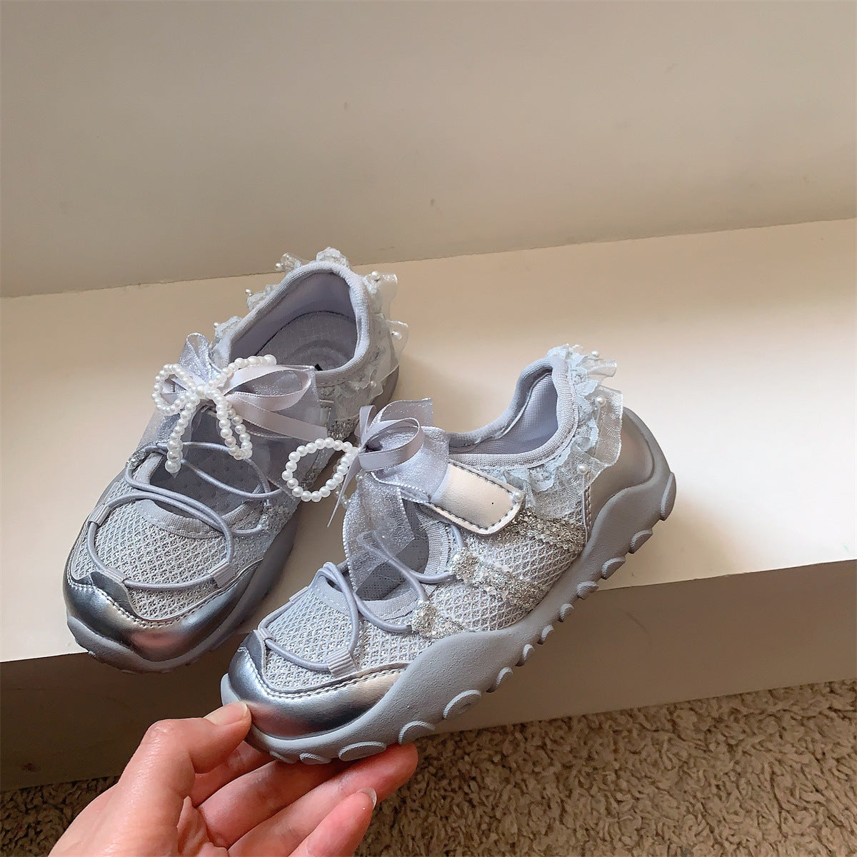 Children's Mary Jane Ballet Style Princess For Shallow Children's Sports Shoes