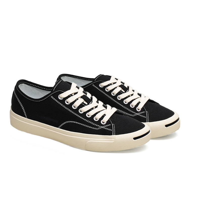 Classic Men's White Fashion Trendy Versatile Men's Board Shoes