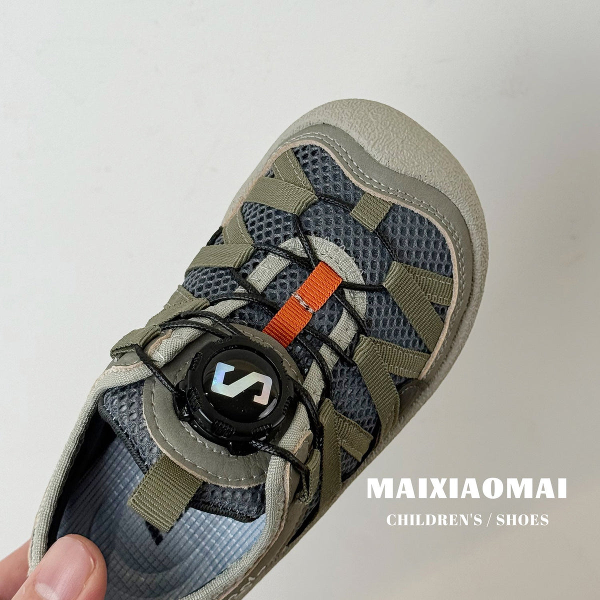 Children's Mai Single Mesh Fashion Rotating Buckle Children's Sports Shoes