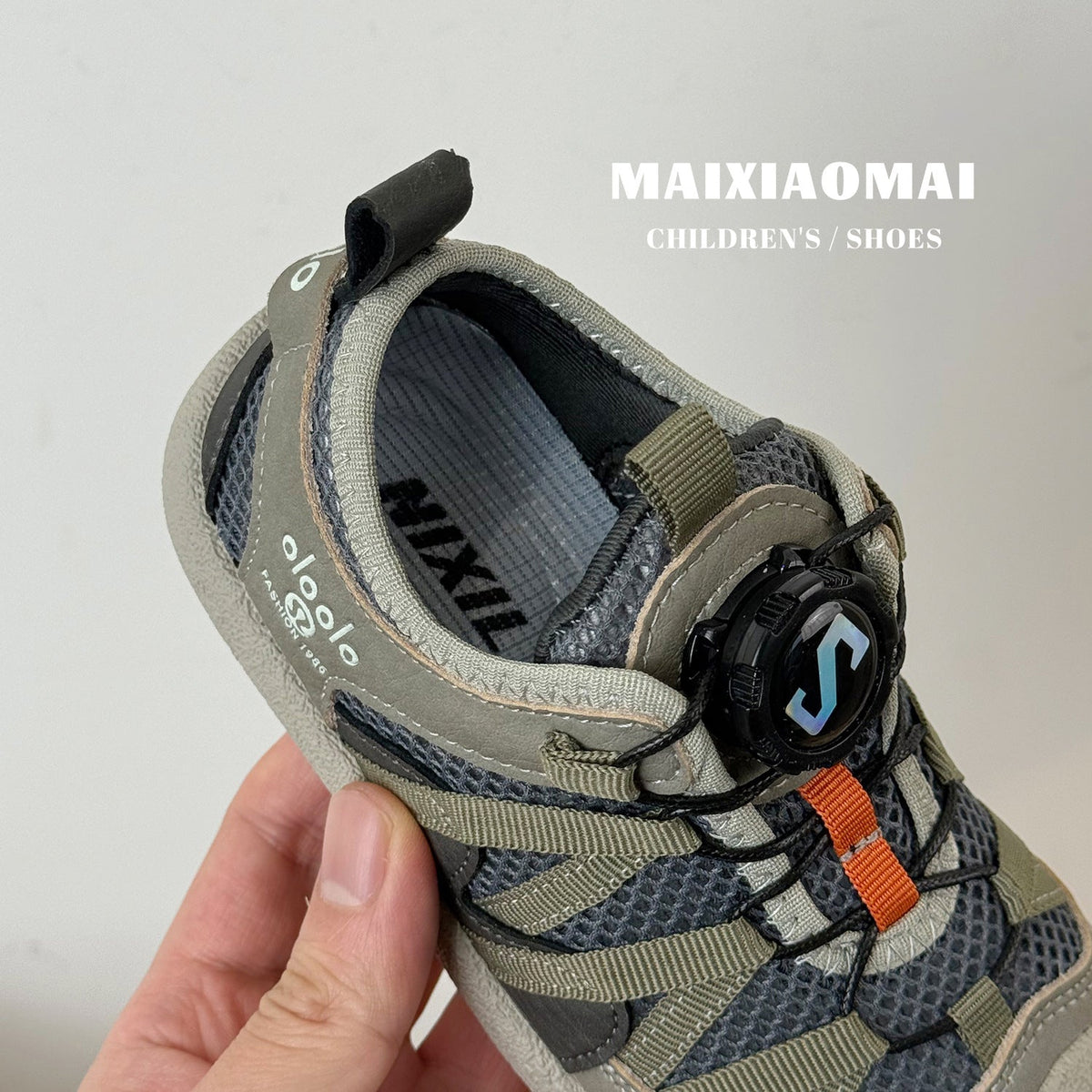 Children's Mai Single Mesh Fashion Rotating Buckle Children's Sports Shoes