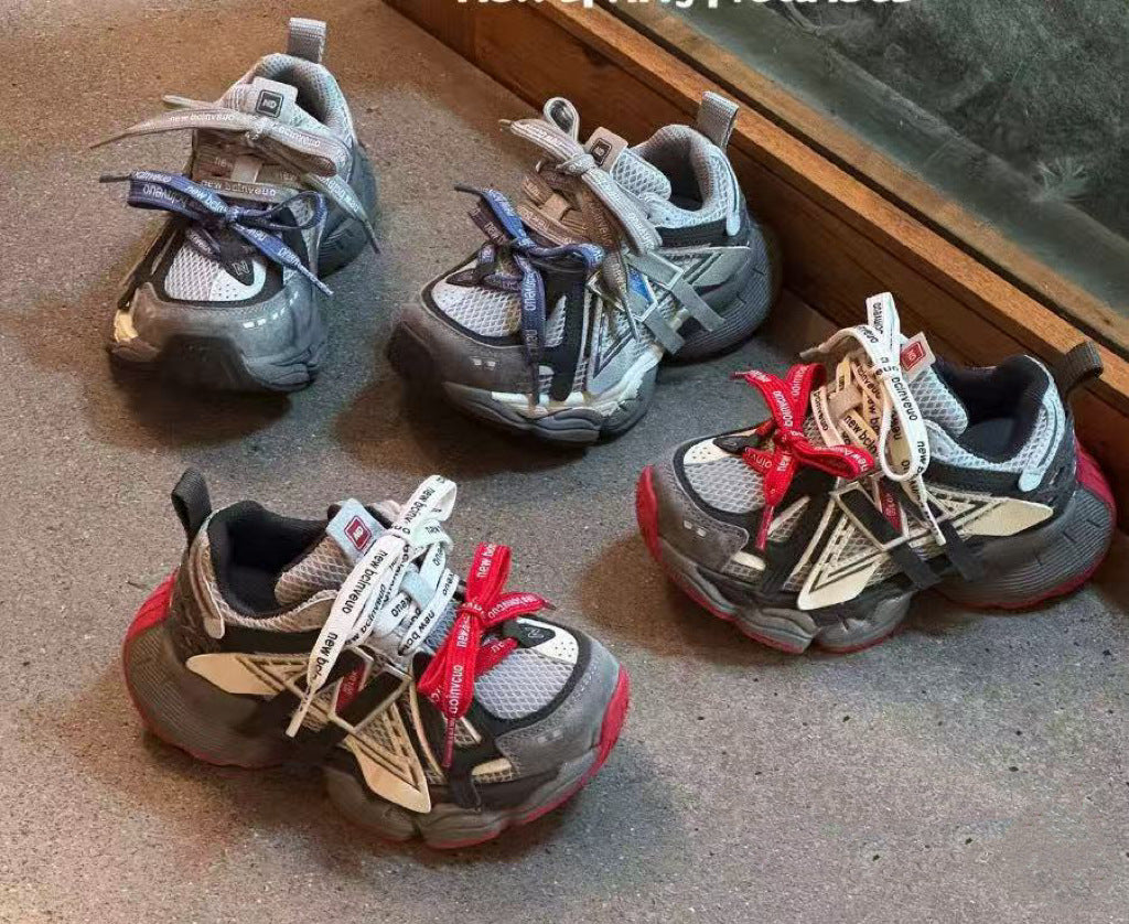Children's Now Spring Boys Breathable Light Bottom Sneakers