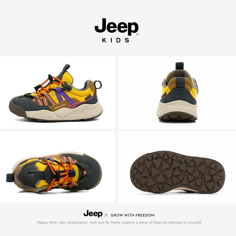 Children's Jeep Autumn Lightweight Soft Bottom Outdoor Children's Sports Shoes