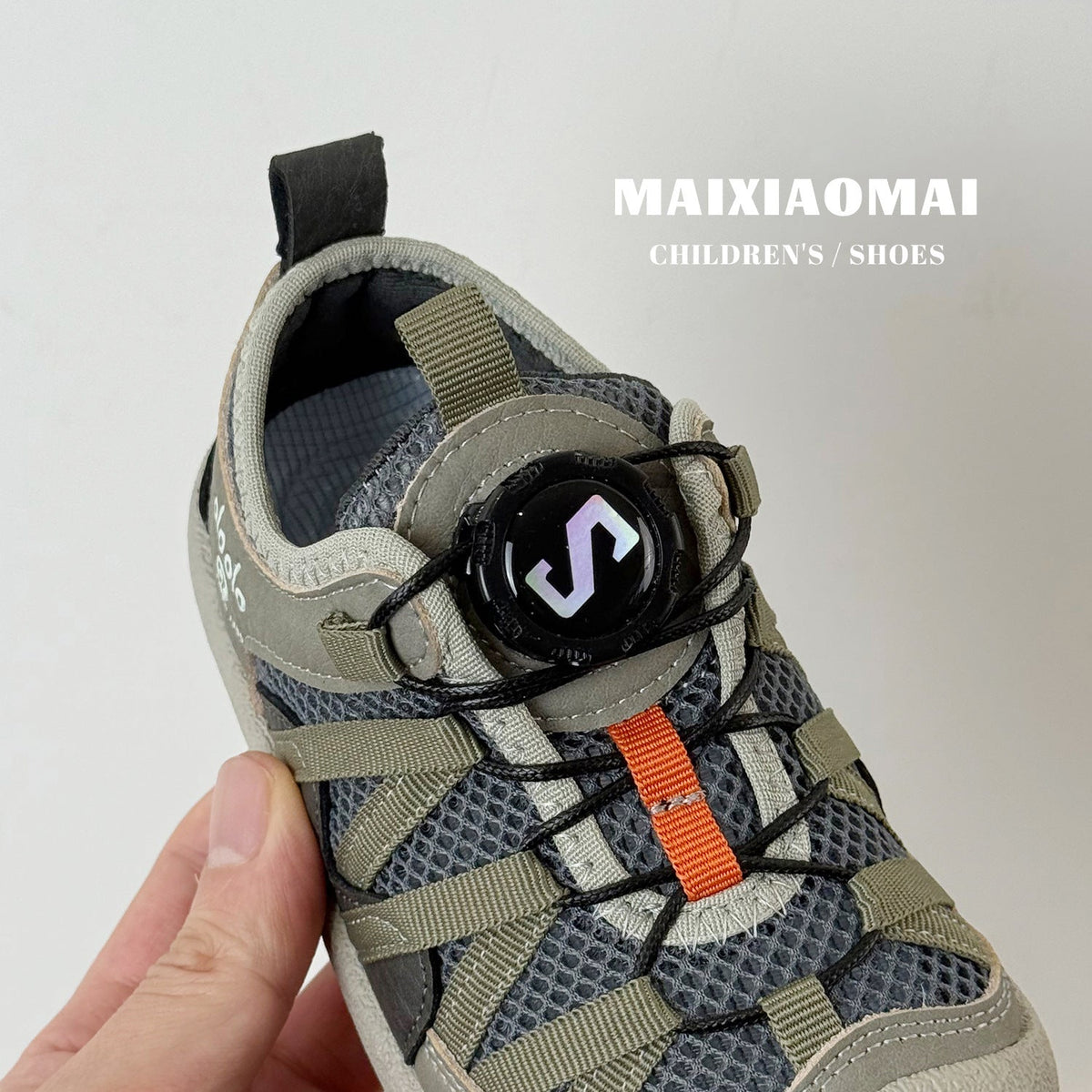 Children's Mai Single Mesh Fashion Rotating Buckle Children's Sports Shoes