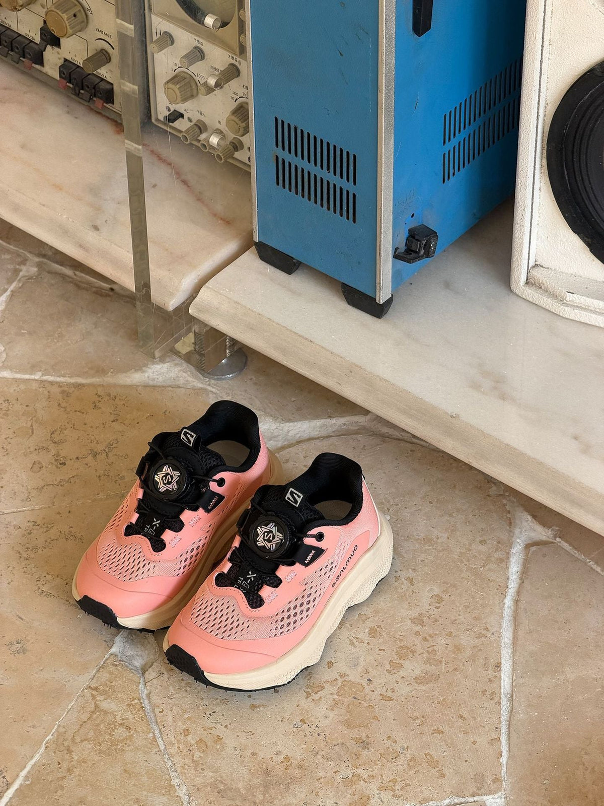 Children's Lightweight Breathable Boys Candy Color Jogging Children's Sports Shoes