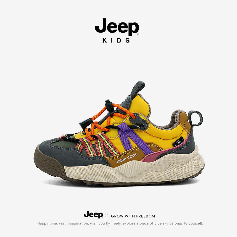 Children's Jeep Autumn Lightweight Soft Bottom Outdoor Children's Sports Shoes
