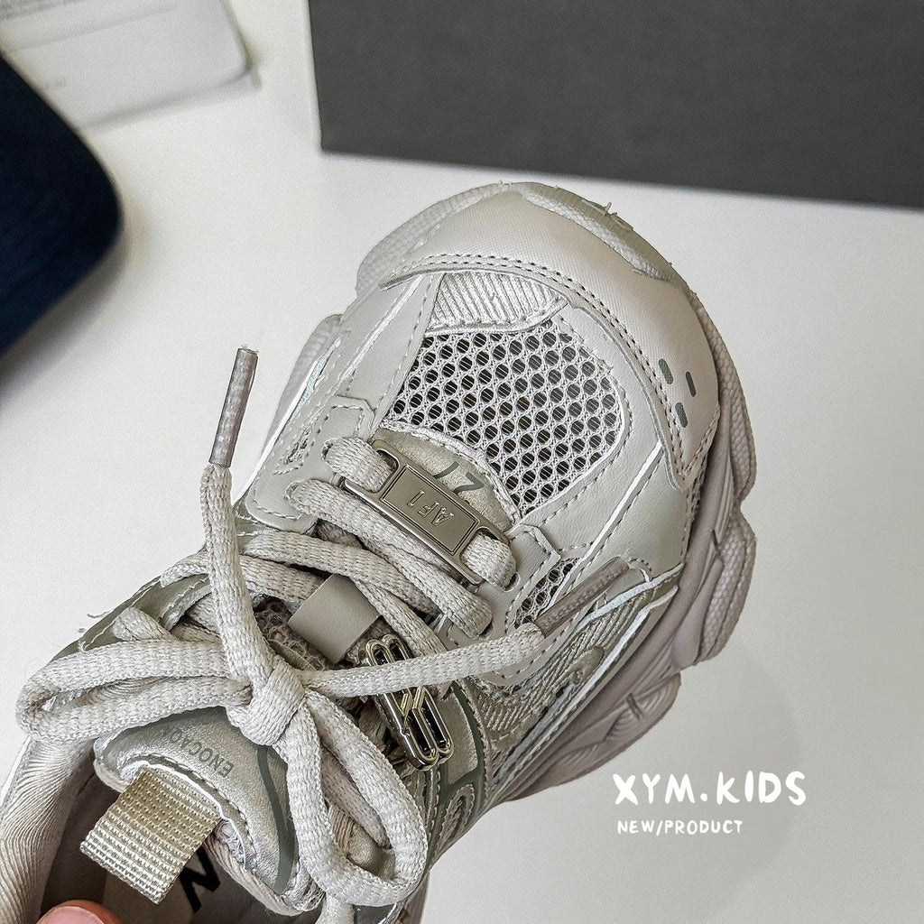 Children's Dad Summer Running Fashion Mesh Single-layer Breathable Sneakers