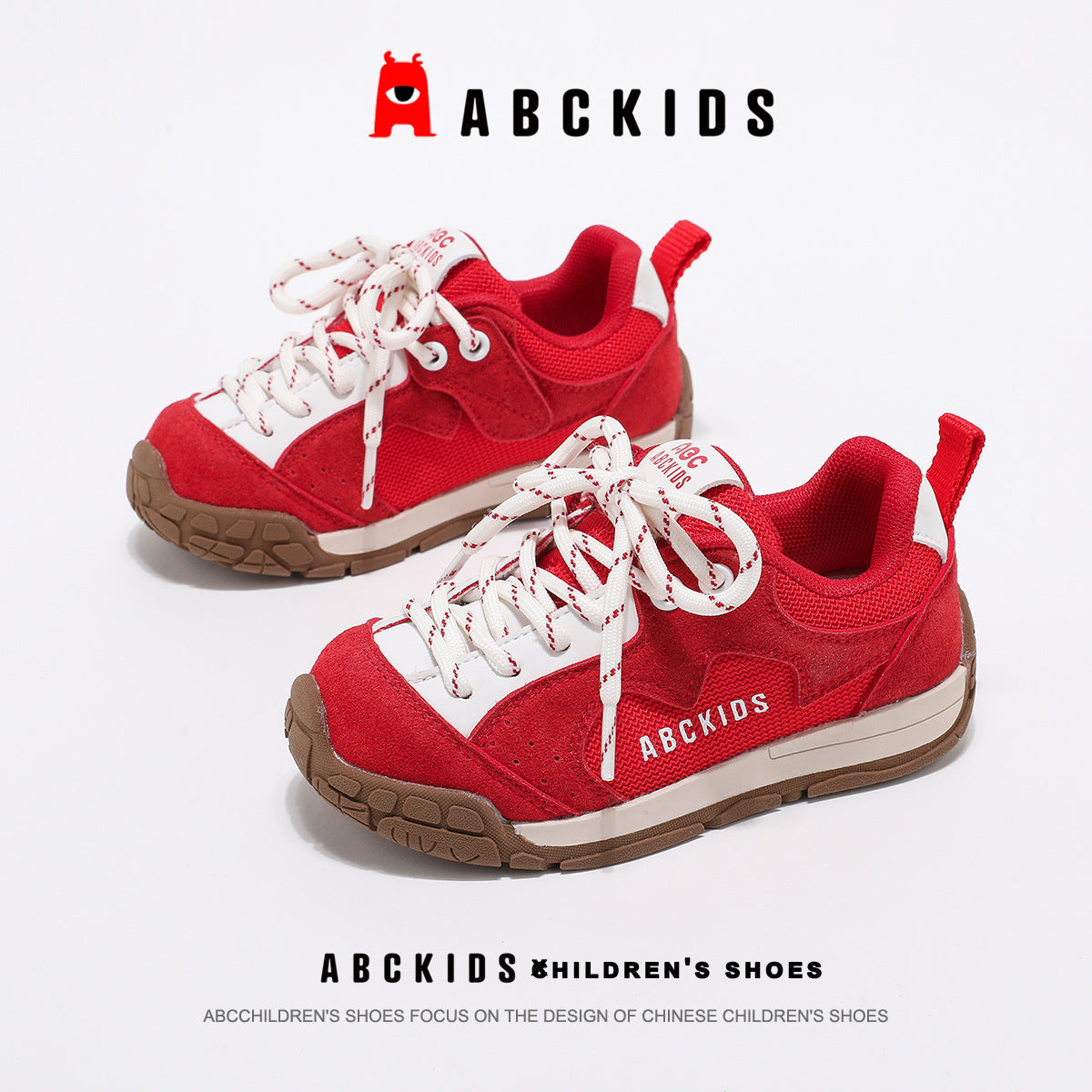 Children's Spring Fabric Vamp Breathable Hole Comfortable Children's Sports Shoes