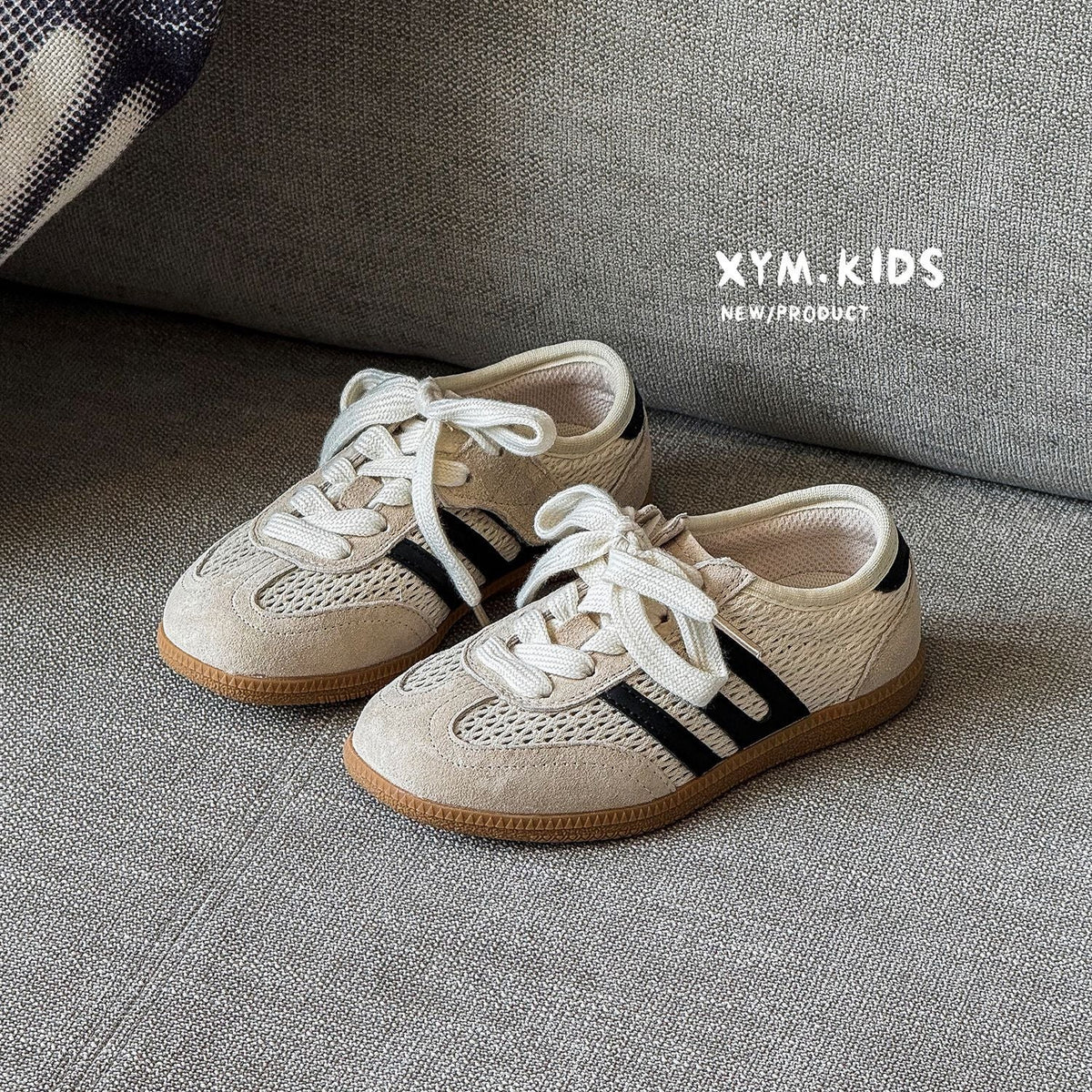 Children's Summer German Training Fashionable Single Mesh Breathable Boys Medium Casual Shoes