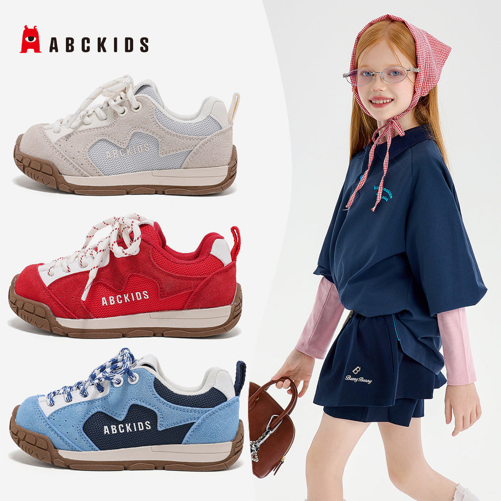 Children's Spring Fabric Vamp Breathable Hole Comfortable Children's Sports Shoes