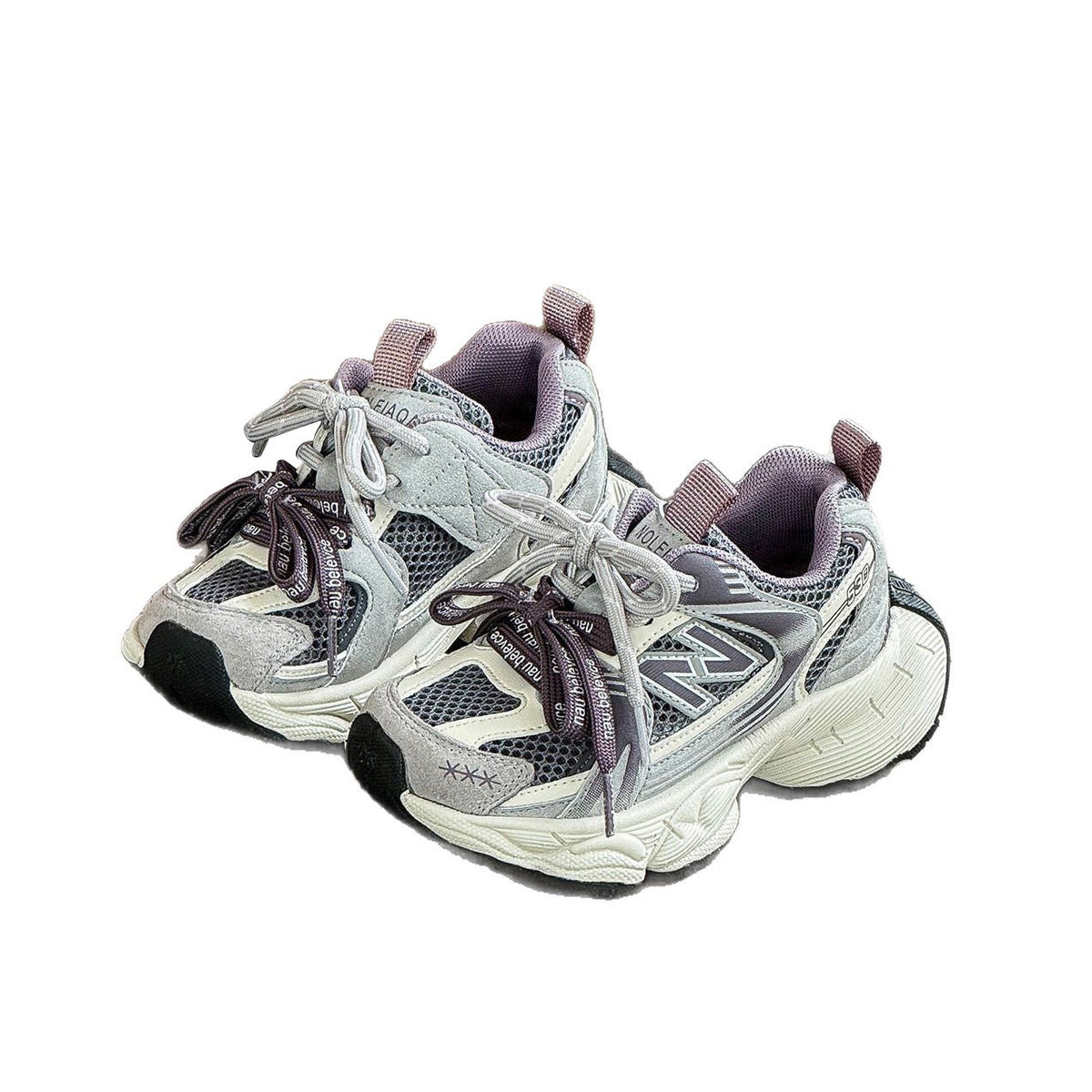 Children's Fashion Trend Word Double Single Mesh Boys Children's Sports Shoes
