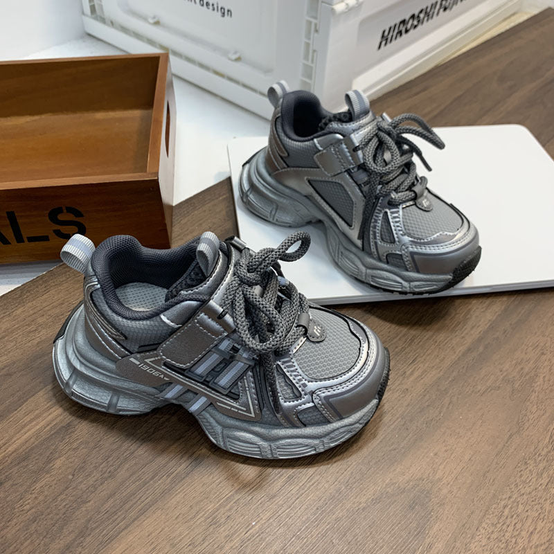 Children's Spring Boys Soft Bottom Lightweight Dad Versatile Children's Sports Shoes