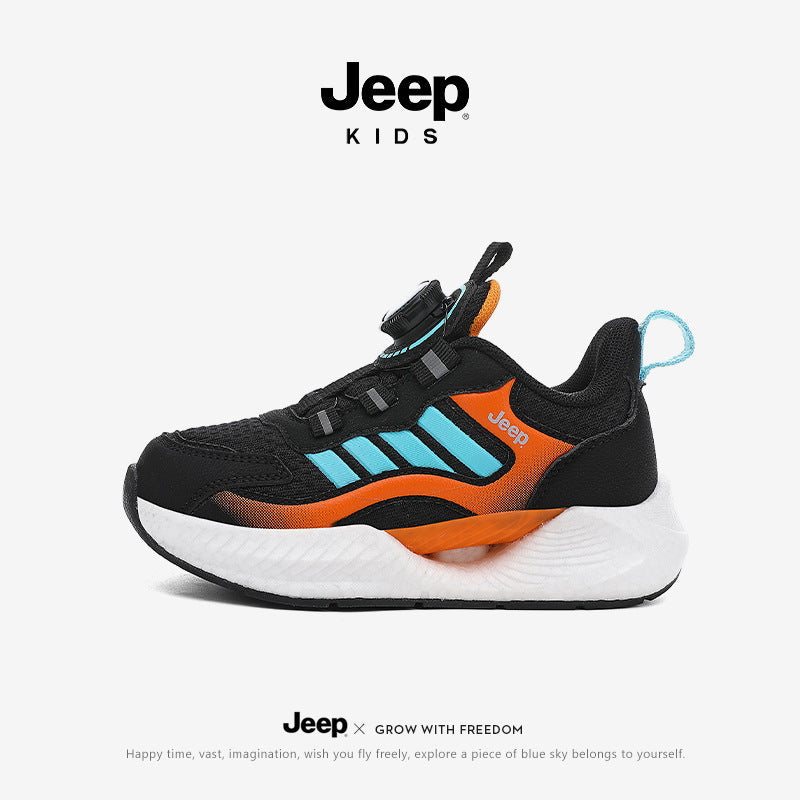 Children's Running Breathable Mesh Middle Big Basketball Sneakers