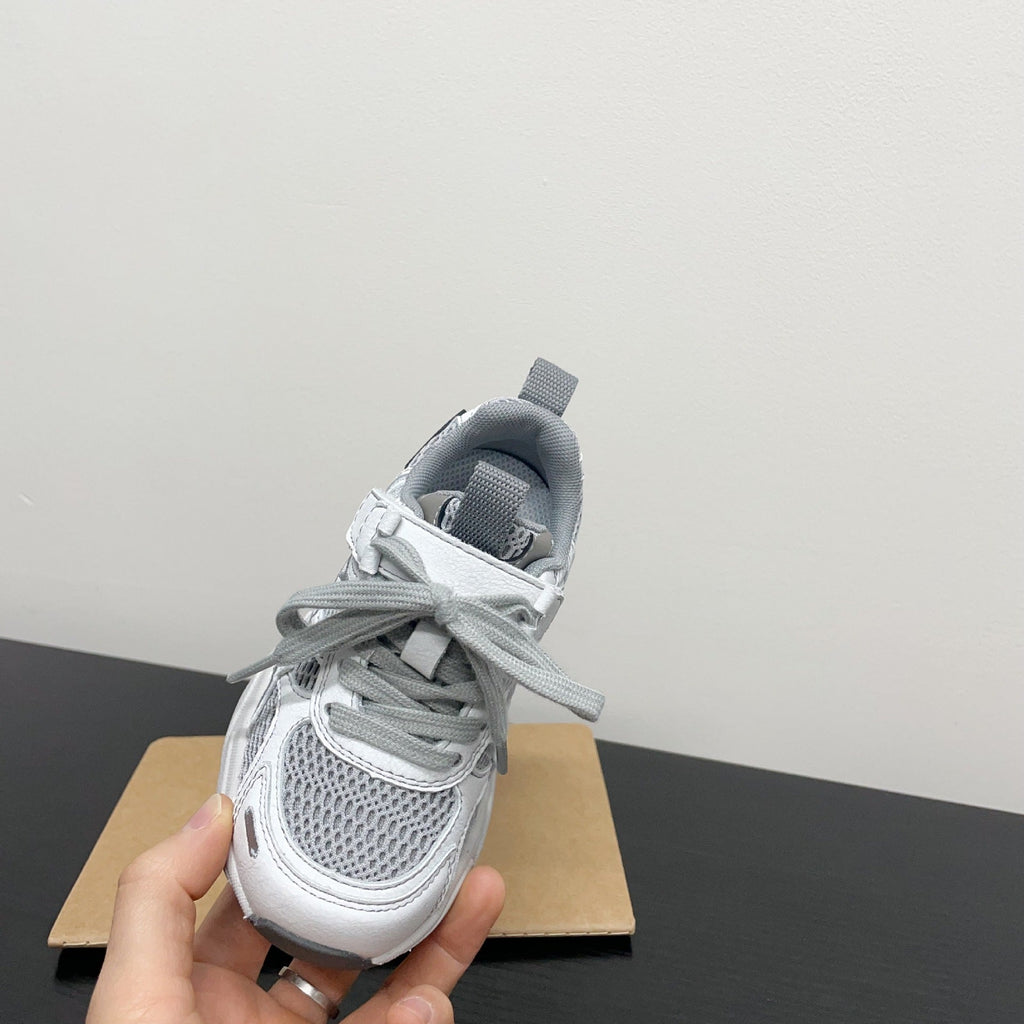 Children's Front Decoration Trendy Fashion Korean Style Splicing Dad Sneakers