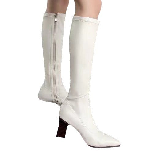 Casual New Grape Mom High Leg Boots