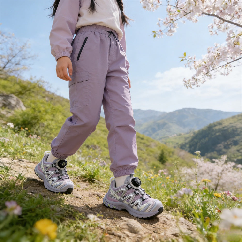 Children's Spring Lightweight Comfortable Running Korean Style Children's Sports Shoes