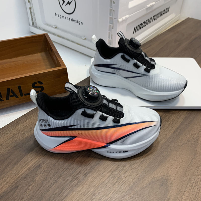 Children's Lightweight Comfortable Medium Big Rotating Buckle Children's Sports Shoes