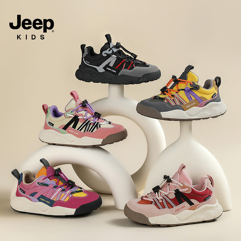 Children's Jeep Autumn Lightweight Soft Bottom Outdoor Children's Sports Shoes
