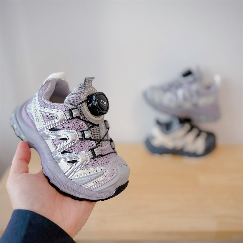 Children's Spring Lightweight Comfortable Running Korean Style Children's Sports Shoes