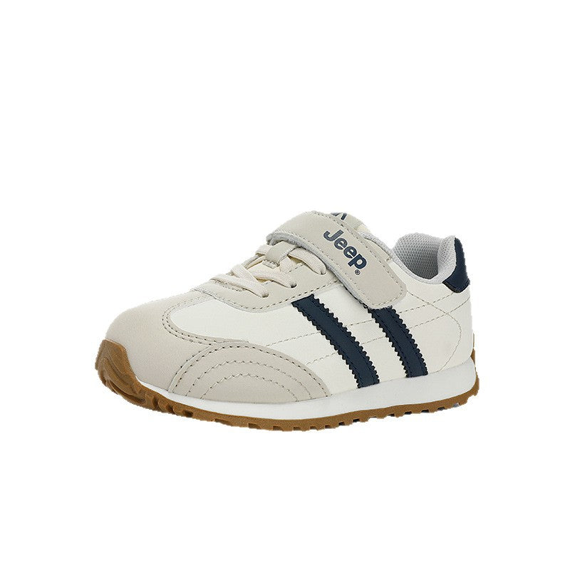 Children's Spring Boys Soft Bottom White Children's Sports Shoes