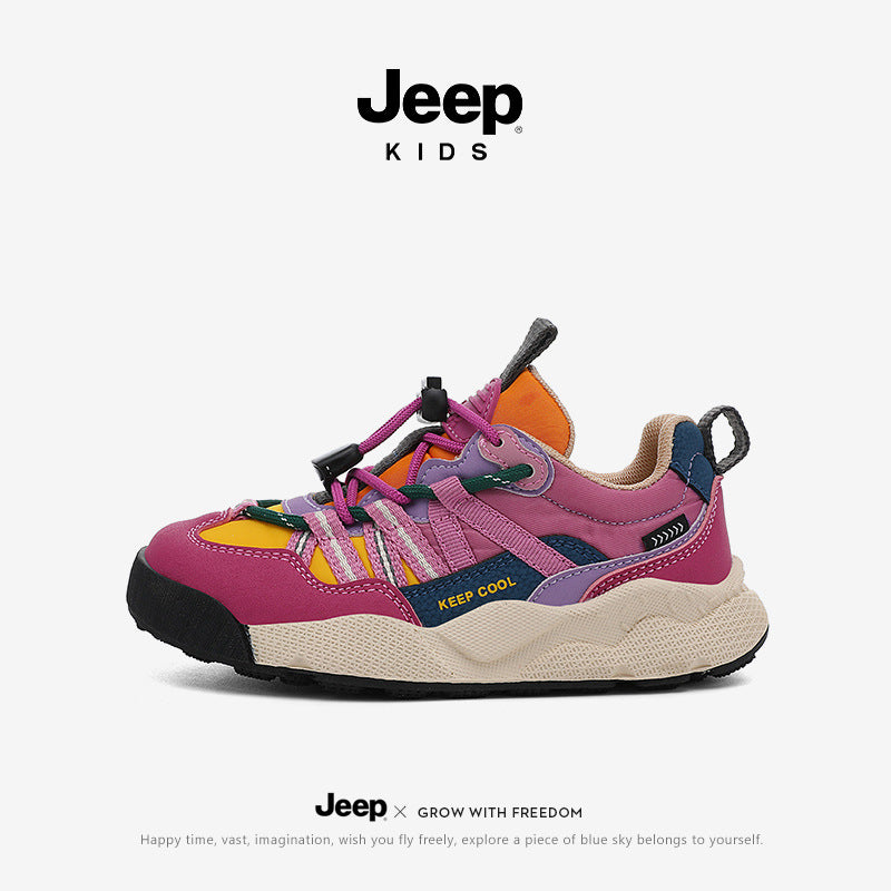 Children's Jeep Autumn Lightweight Soft Bottom Outdoor Children's Sports Shoes