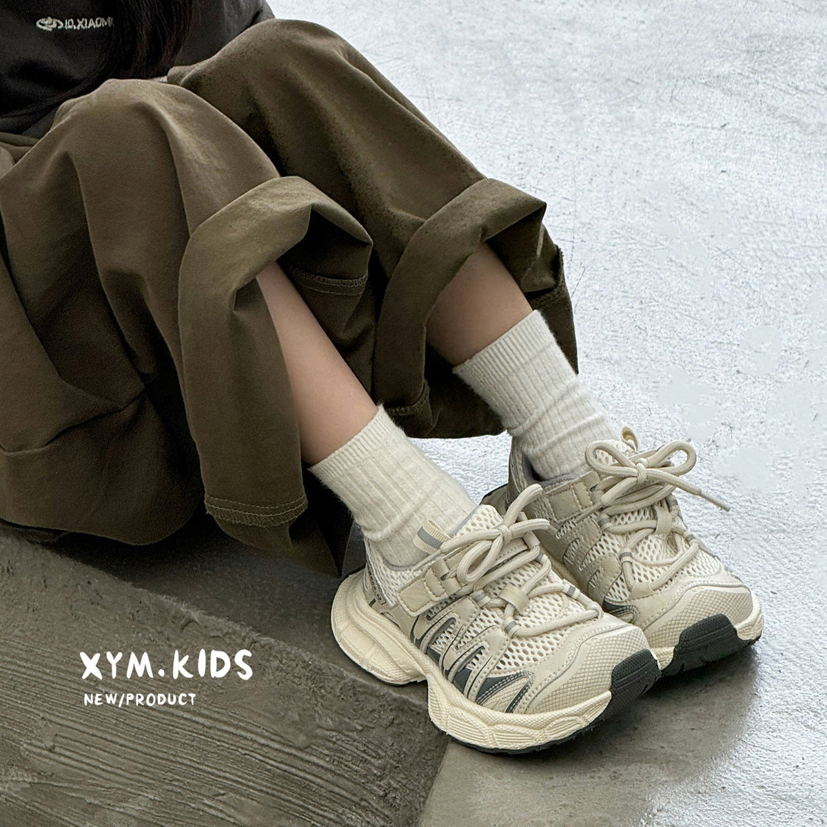 Children's Summer Korean Fashion Fashionable Single Mesh Sneakers