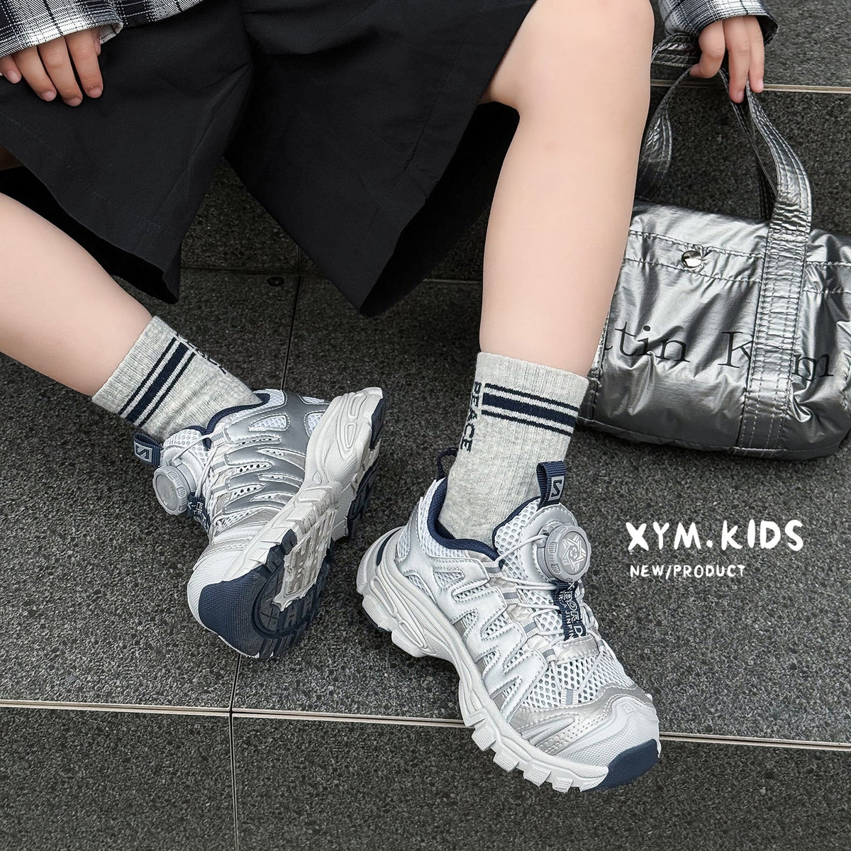 Children's Summer Mesh Rotating Buckle Boys Single Outdoor Children's Sports Shoes