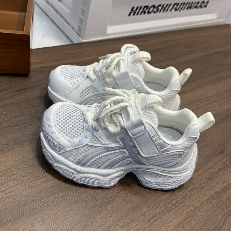 Children's Spring Boys Mesh Fashion Breathable Running Children's Sports Shoes