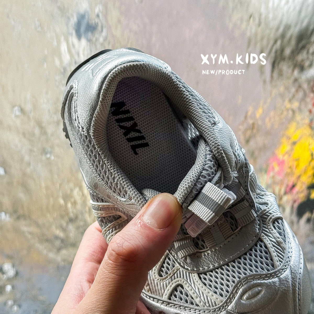 Children's Spring Fashion Rotating Buckle Mesh Breathable Outdoor Casual Shoes