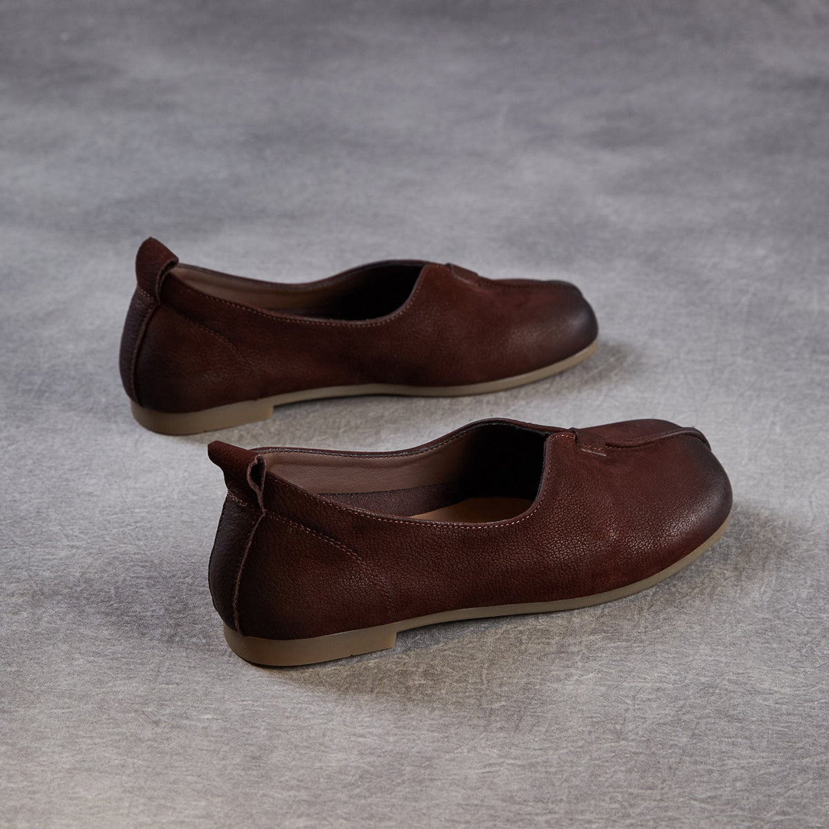 Comfortable Low-cut Mom Slip-on Soft Bottom Surface Ethnic Style Retro Women's Casual Shoes