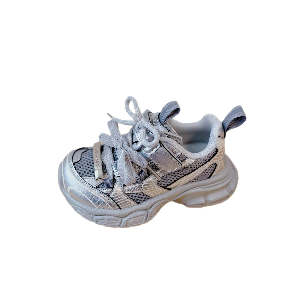 Children's Mesh Breathable Running Korean Style Fashion Trendy Children's Sports Shoes