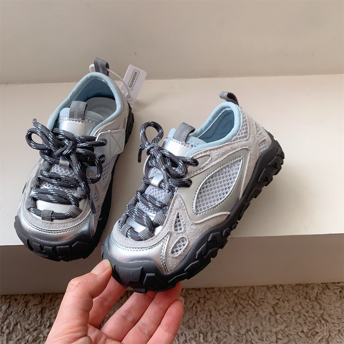 Children's Outdoor Hiking Mesh Breathable Single Spring Children's Sports Shoes