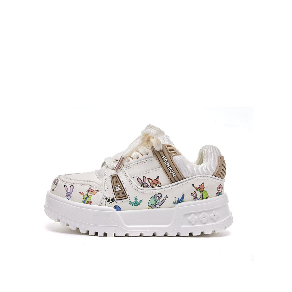 Children's Spring Cartoon Board Boys Medium Big Children's Sports Shoes