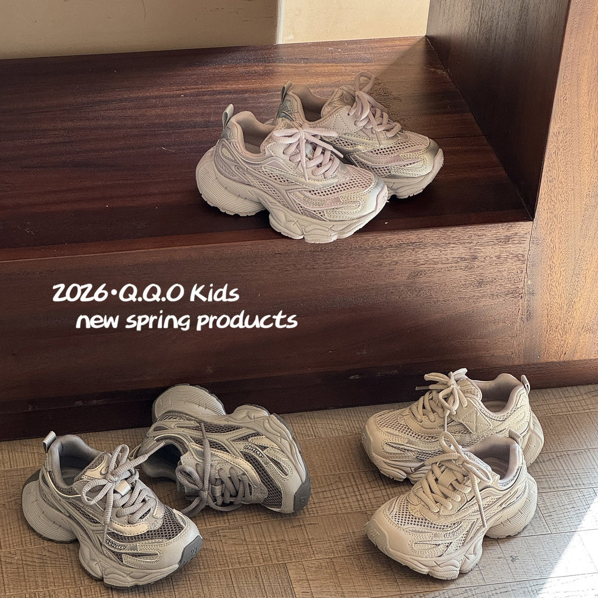 Children's Summer Single Mesh Dad Boys Stylish Lightweight Children's Sports Shoes