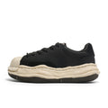 Black Platform Dissoed Shell Toe Stitching Men's Board Shoes