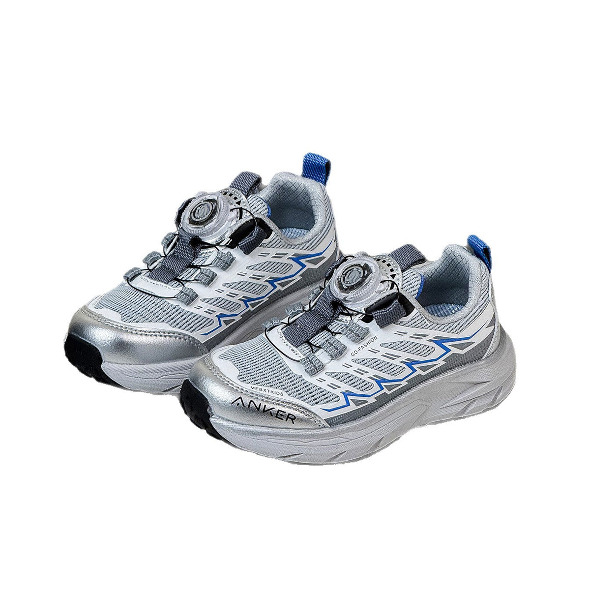 Children's Fashion Rotating Buckle Lightweight Breathable Outdoor Children's Sports Shoes
