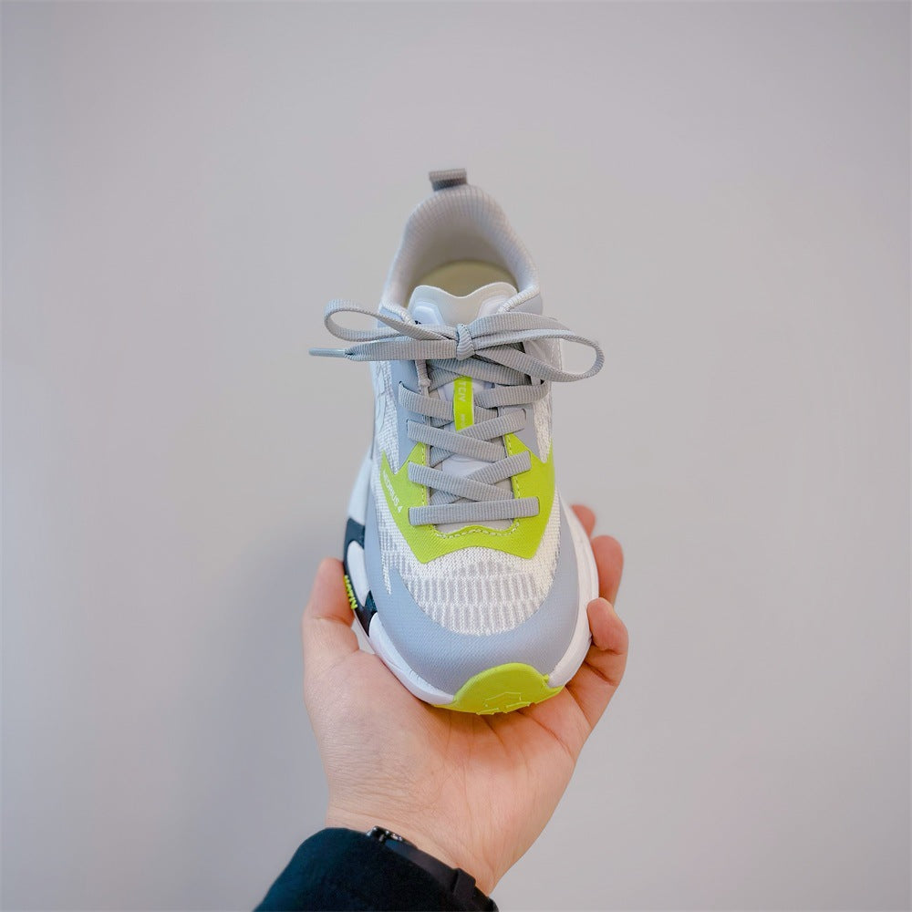 Children's Lightweight Breathable Running Korean Style Fashion Children's Sports Shoes