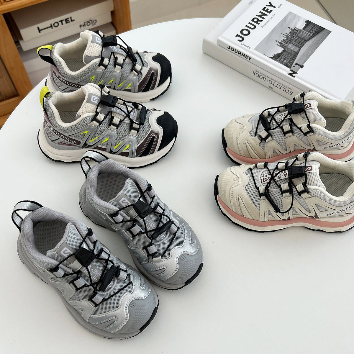 Children's Cute Autumn Boys Contrast Color Medium Children's Sports Shoes