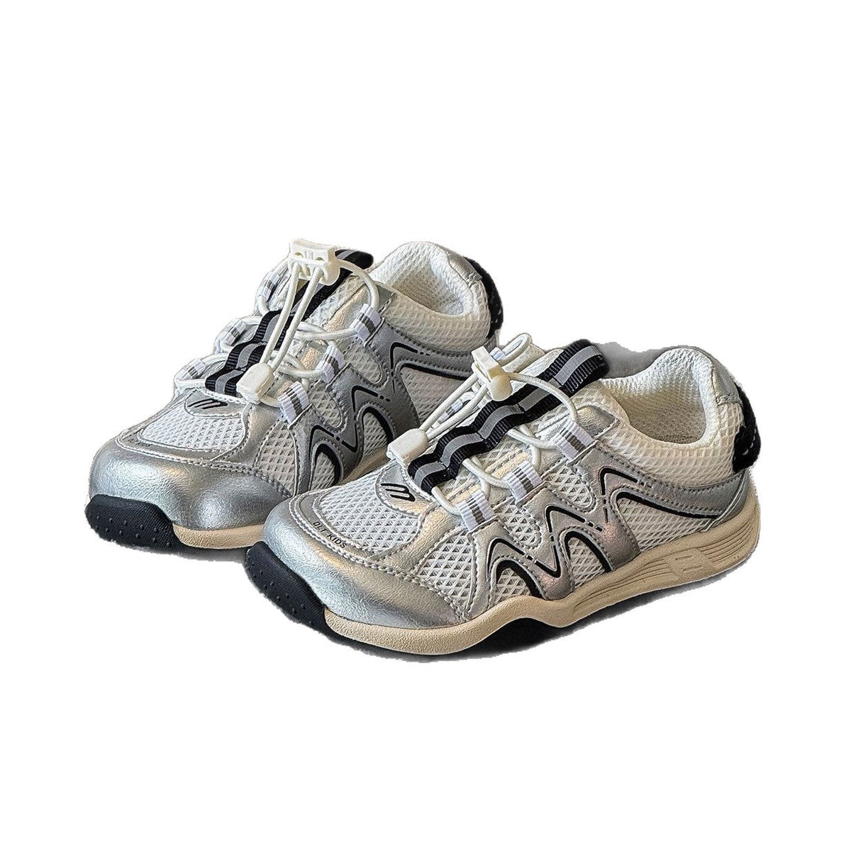 Children's Summer Fashion Drawstring Mesh Breathable Boys Casual Shoes